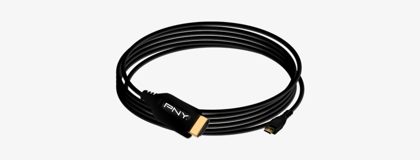 Pny Hdmi Cable Micro To Hdmi 10ft Coil - Canon 72mm Protect Filter, transparent png download