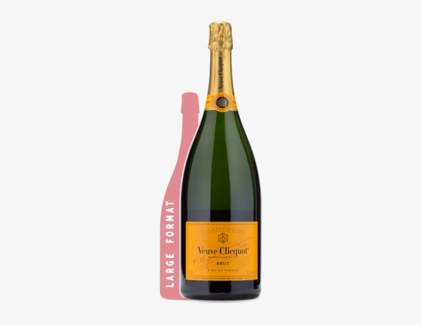 Veuve Clicquot Ponsardin Brut Champagne Magnum - Veuve Clicquot Brut Nv Champagne Magnum (1.5 Litre), transparent png download