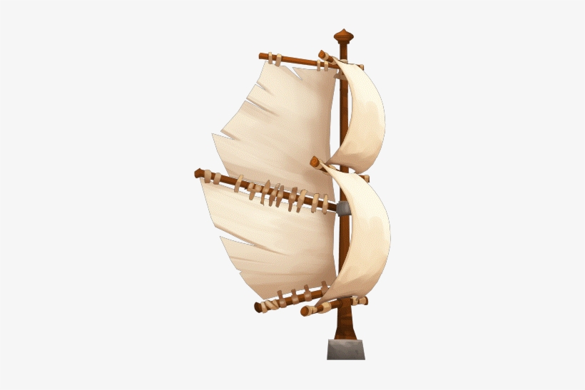 Module Pirate Sail Power Sail - Galleon, transparent png download
