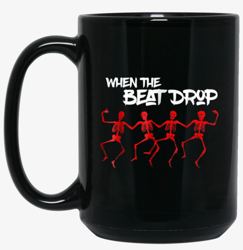 When The Beat Drop Scary Frightening Funny Skeleton - Tanzen-skelette Ihre Hintergrund-farbe 8 Papierteller, transparent png download