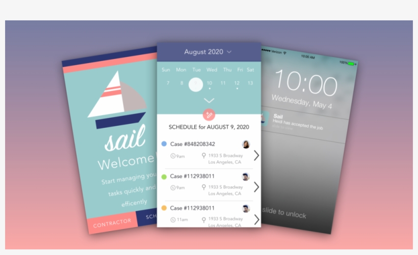Sail Perspective - Mobile Phone, transparent png download