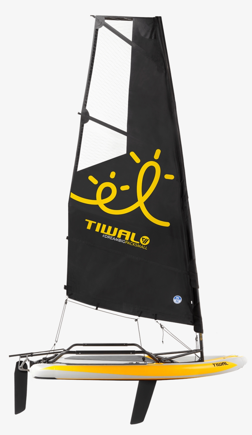 Tiwal3 Sailboat With Reefable Sail - Sail, transparent png download