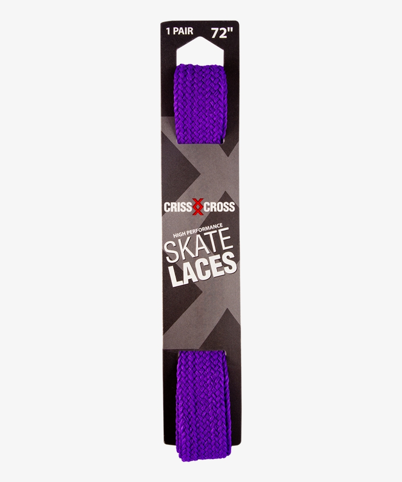 Criss Cross Fat Purple - Lacets De Roller Riedell Lacets Rainbow Plaid Rainbow, transparent png download