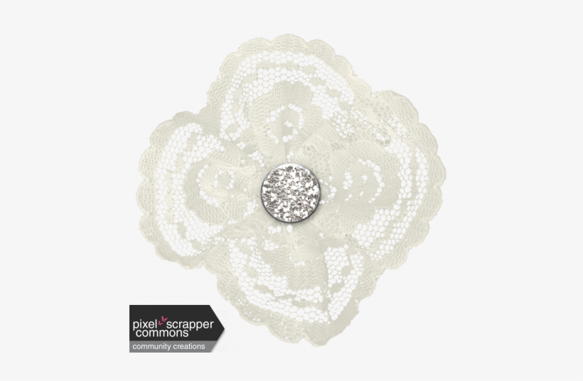 Shabby Wedding - Lace Flower - Needlework, transparent png download