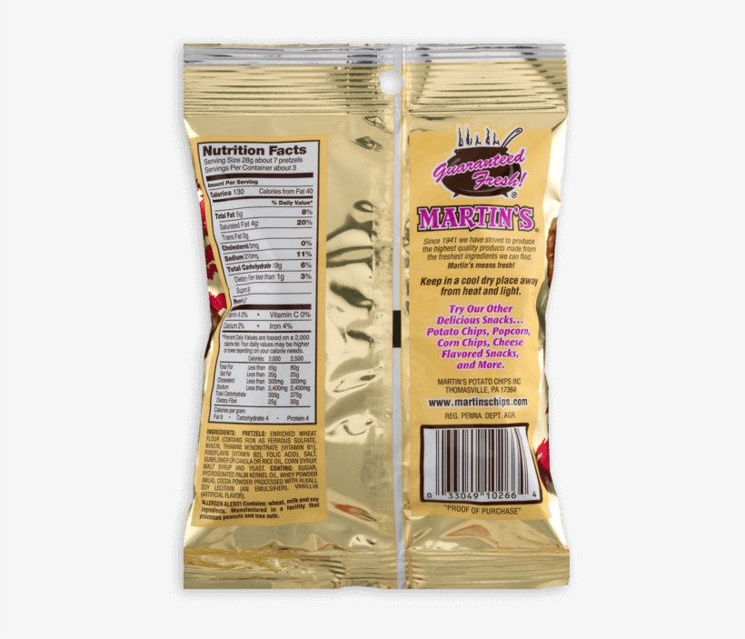 Martin's Milk Chocolate Pretzels - Pretzel, transparent png download