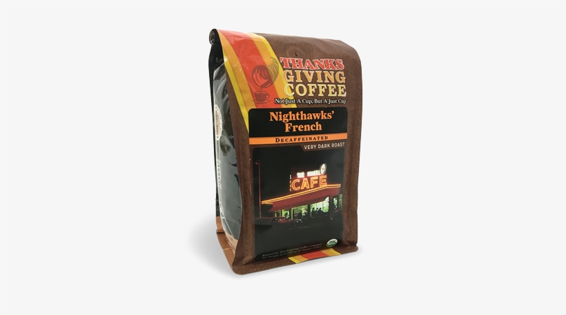 Nighthawks' Decaf Very Dark Roast - Thanksgiving Coffee Nighthawks Decaf Very Dark Roast, transparent png download
