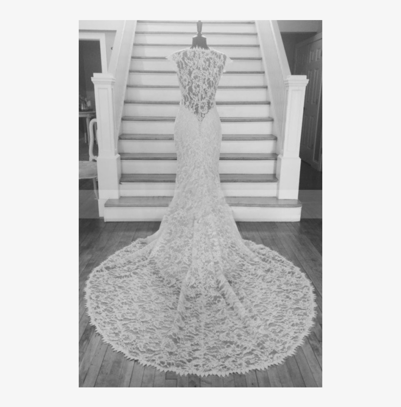 Wedding Dresses Mermaid, Lace Wedding Dresses, Ivory, transparent png download