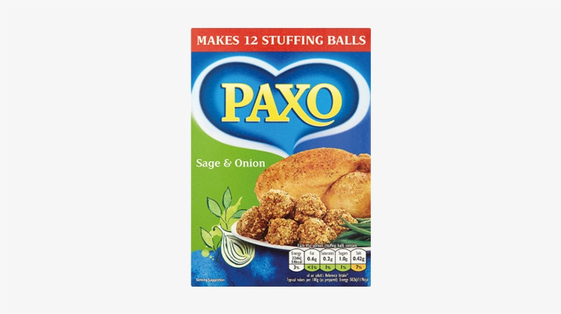 Sage & Onion Stuffing Mix - Paxo Sage And Onion Stuffing, transparent png download