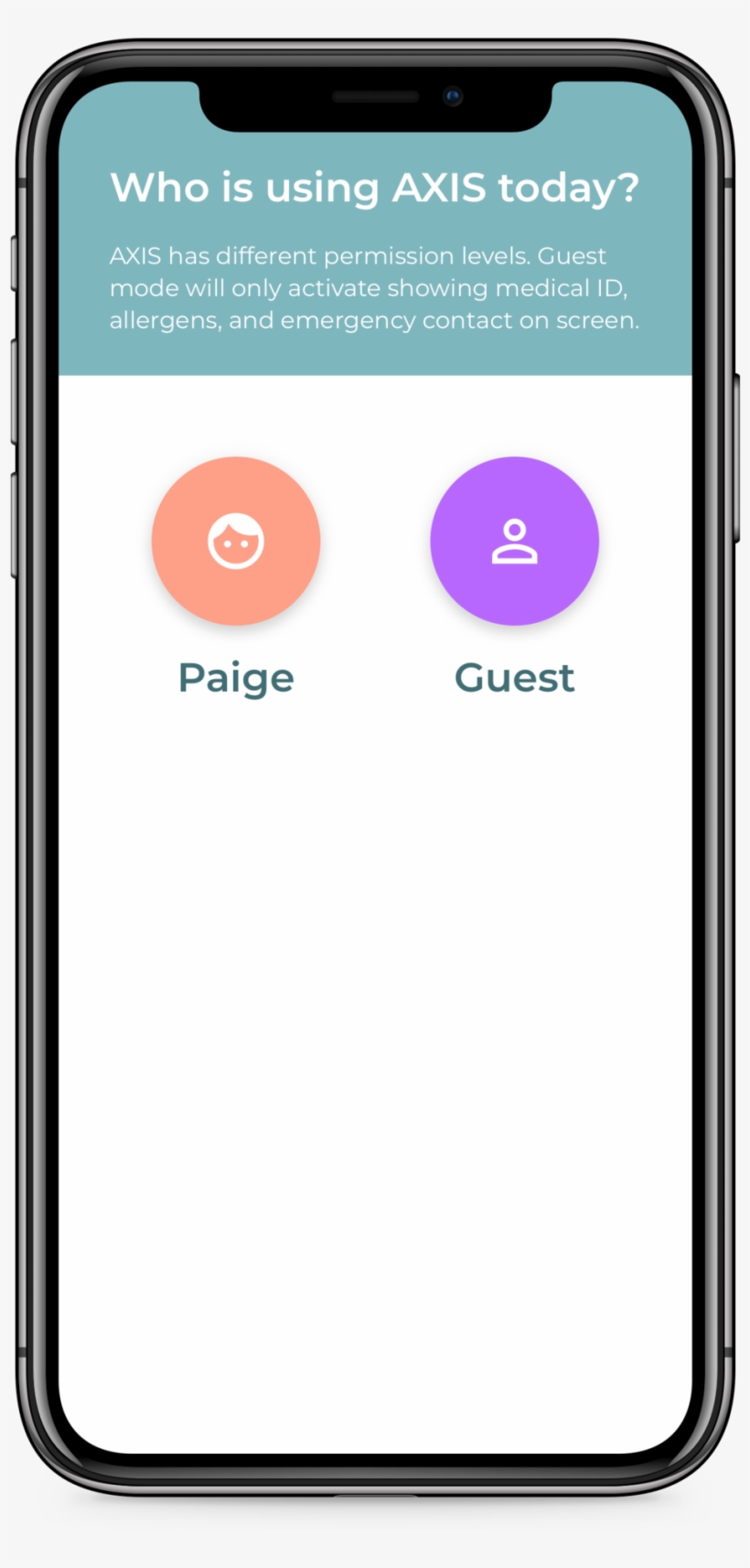 Axis Home Screen - Mobile App, transparent png download