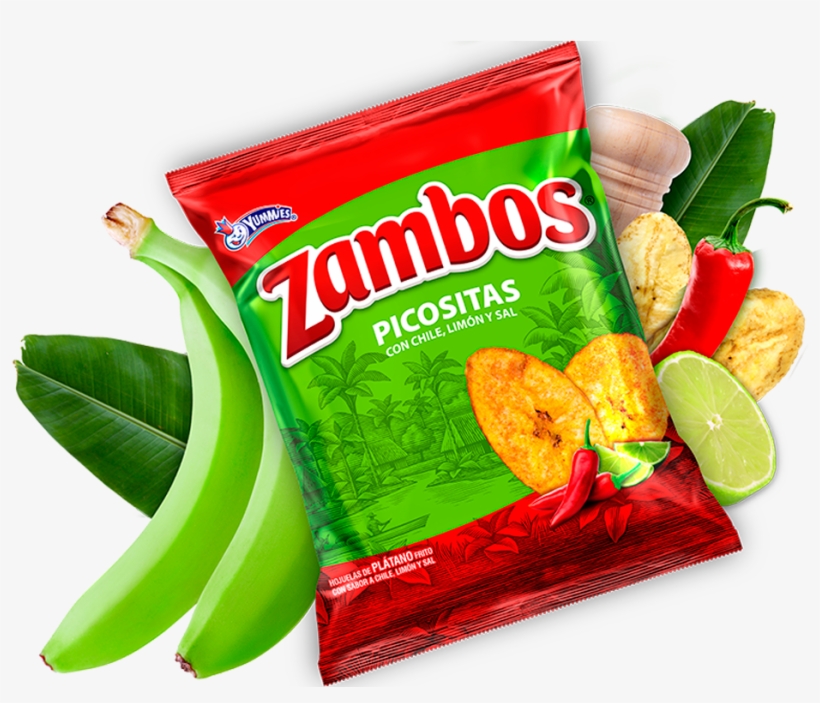 Zambos Plátano Picositas - Zambos Ceviche, transparent png download