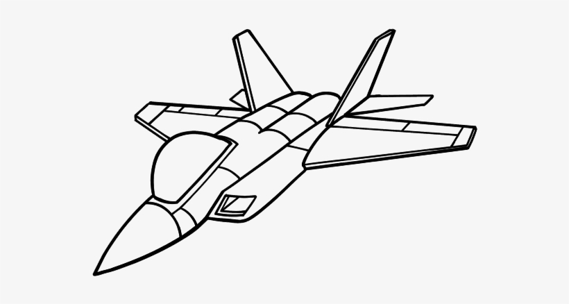 Téléchargez - Avião De Caça Para Colorir, transparent png download
