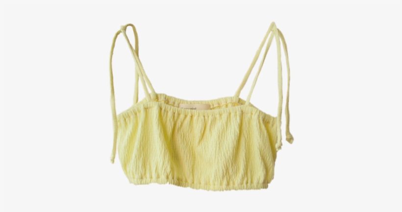 Boy Girl Pamela Girl's Bikini Play Suit In Lemon Yellow - Brassiere, transparent png download
