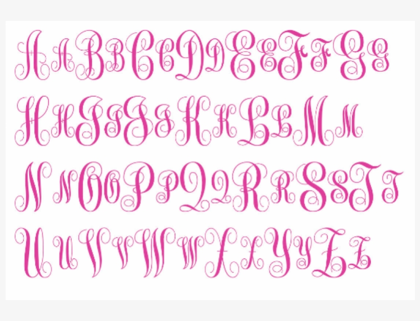 Rose Gold Holographic Glitter Monogram Decal - Personalized Tote Bag Girl's Mini Tote Flower Girl, transparent png download