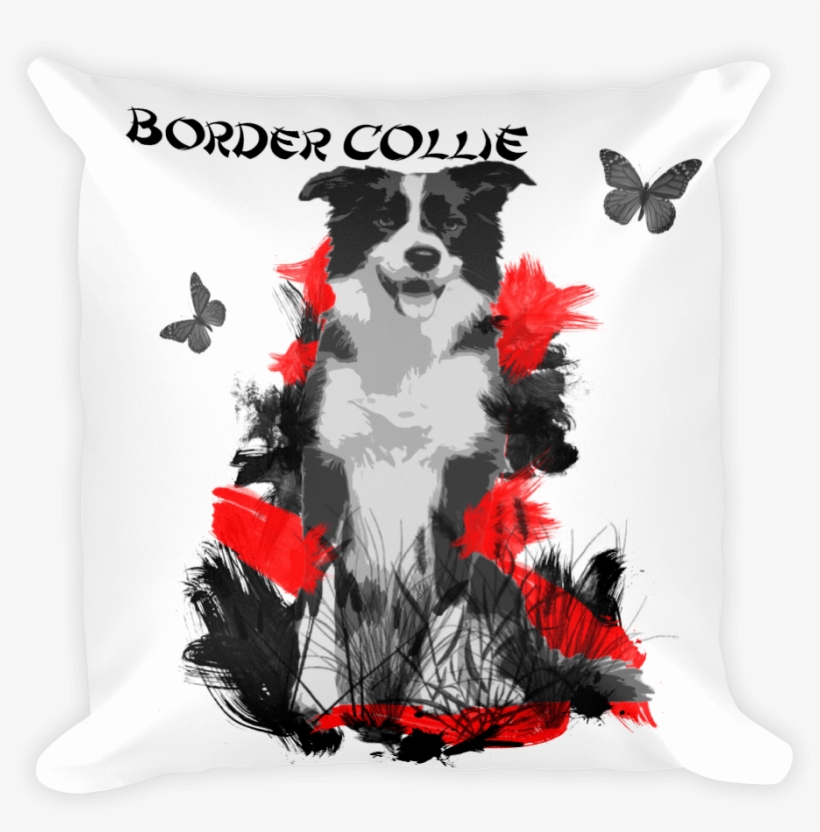 Border Collie Chinese Painting - Photoshop, transparent png download