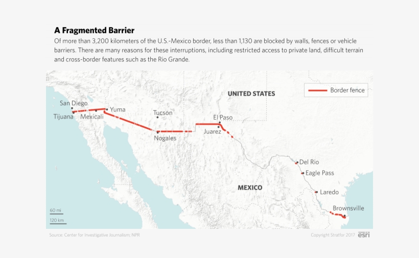 Reform And Immigrant Responsibility Act, The President - Us Mexican Border Graphic, transparent png download