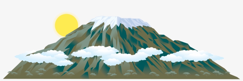 Everest Png Pic - Mount Kilimanjaro Clipart, transparent png download