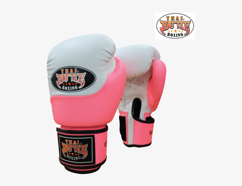 Gstb S11 Boxing Gloves 2 Tones Semi Leather Pink White - Film, transparent png download