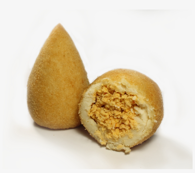 La Coxinha, Une Friture Fourrée De Poulet Et De Purée - Coxinha De Frango Png, transparent png download