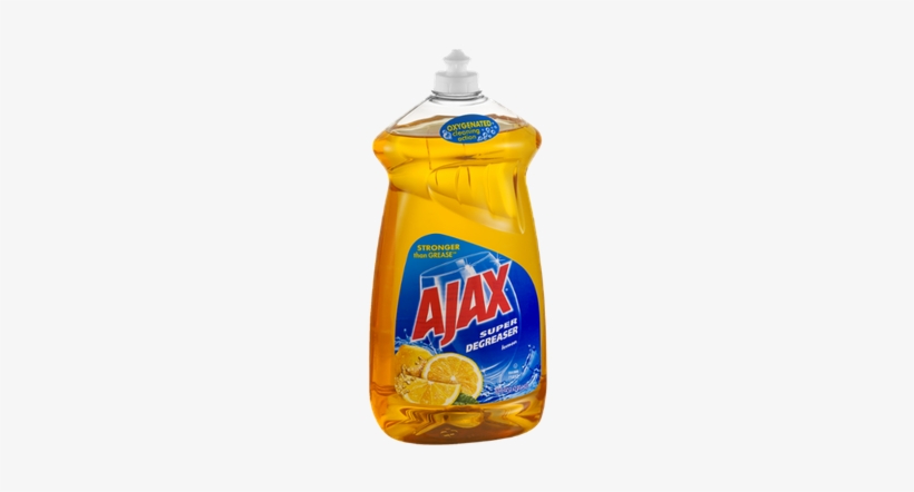 Ajax Super Degreaser Lemon Dish Liquid, transparent png download