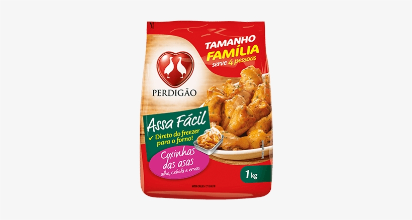 Coxinha Da Asa De Frango Perdigão Assa Fácil Alho, - Perdigão, transparent png download