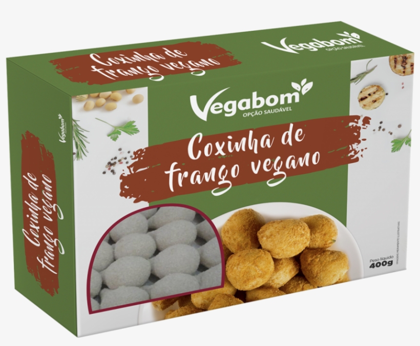 Coxinha De Frango Vegana 400g Ve9015 - Veganism, transparent png download