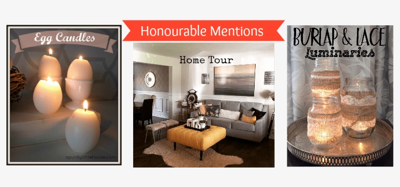 Honourable Mentions / Egg Candles / Living Room / Burlap - Living Room, transparent png download