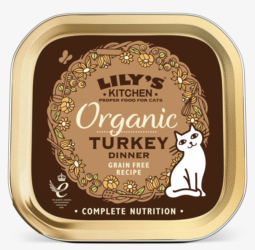 Organic Turkey Dinner - Lily's Kitchen Cat Organic Fish Tray 85g - 85g, transparent png download