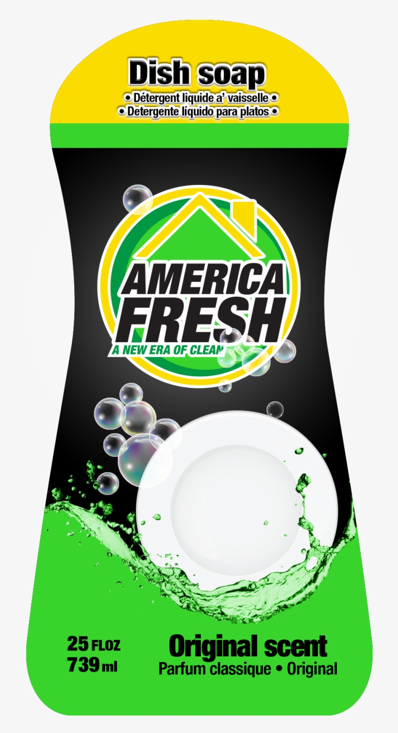 America Fresh® Dish Soap Green Lime - Milk, transparent png download
