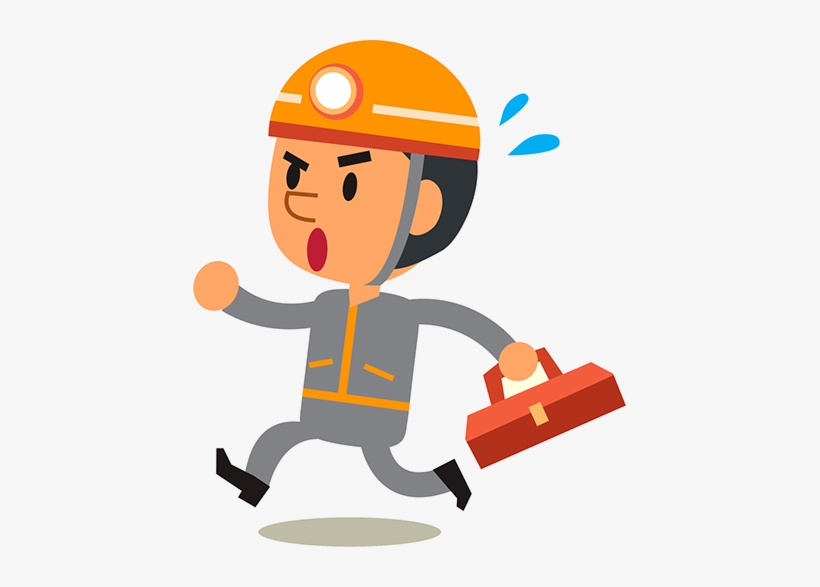 Technician With Broken Smartphone, transparent png download