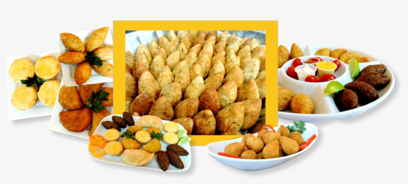 Coxinha, Kibe, Bolinho De Bacalhau, Bolinha De Queijo, - Pastel E Coxinha Png, transparent png download