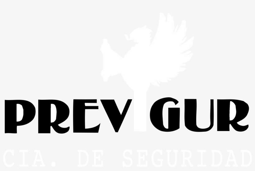 Previgur Seguridad Logo Black And White - Seguridad, transparent png download