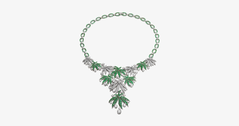 Wild Pop High Jewellery 18 Kt White Gold Necklace Set - Wild Pop Bulgari, transparent png download