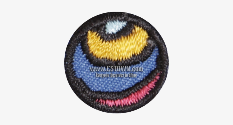 Small Cartoon Planet Embroidery Patch - Cartoon Planet, transparent png download