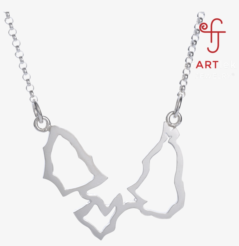 Fartlek Jewelry Dempsey Bike Necklace - Necklace, transparent png download