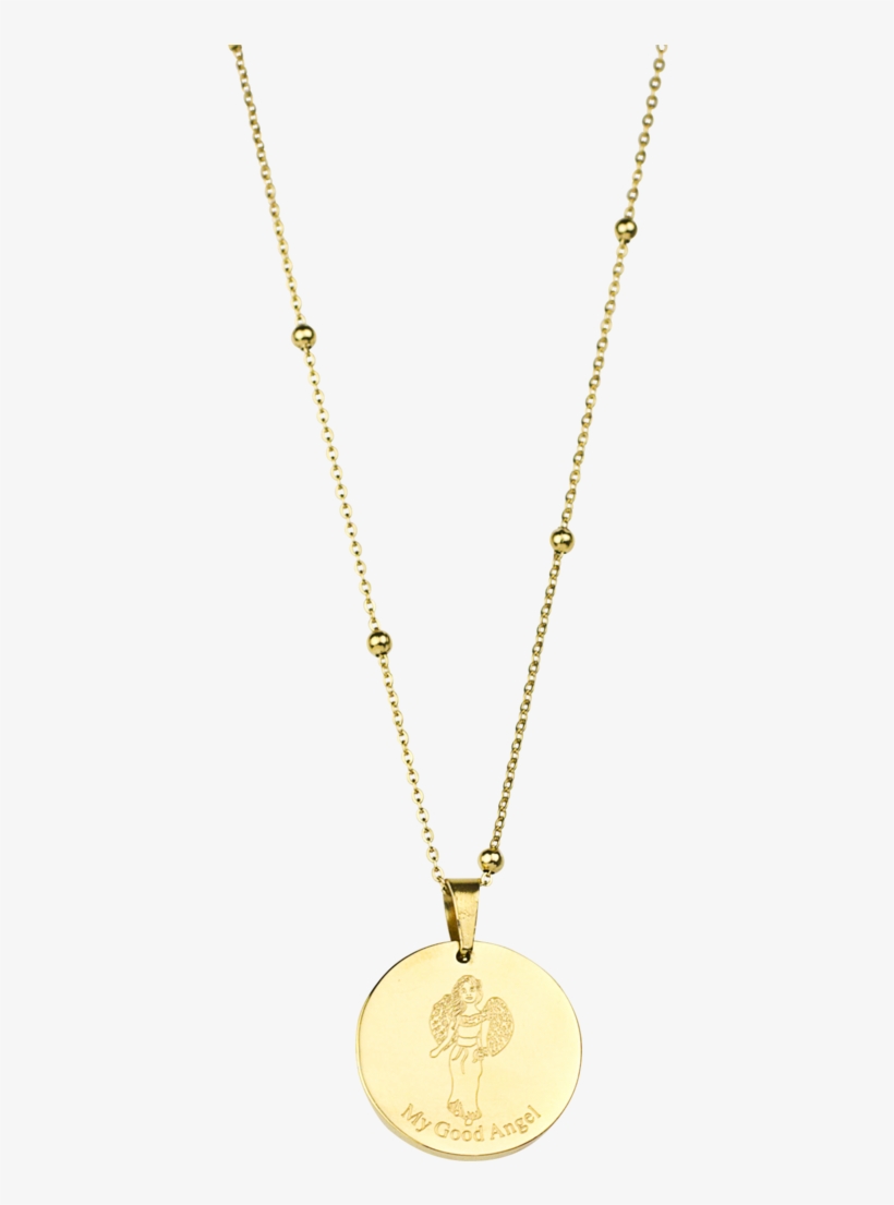 Angel Coin Necklace - Necklace, transparent png download