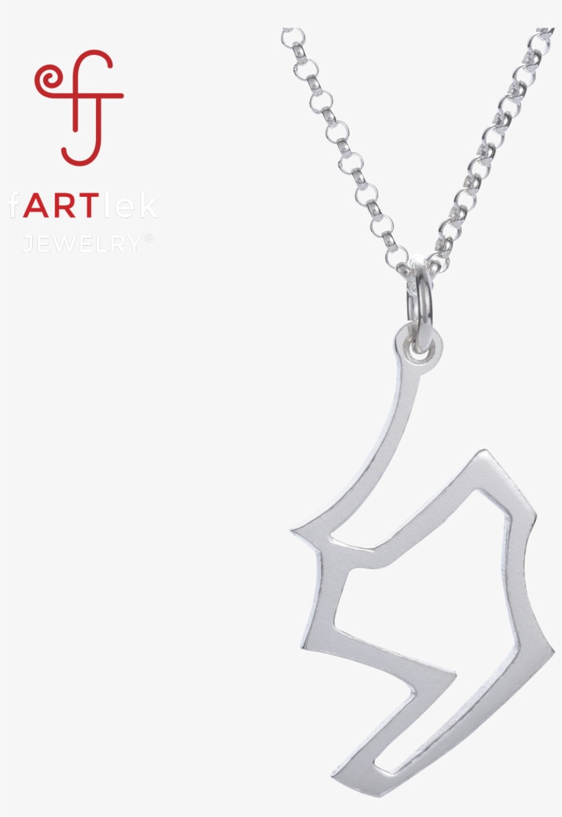 Fartlek Jewelry Dempsey 10k Route Necklace - Locket, transparent png download