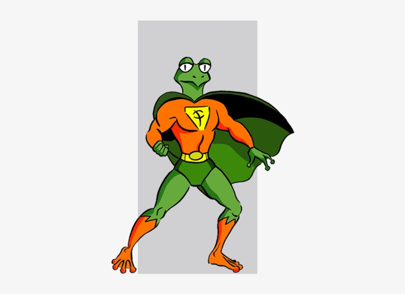The Tough Frog - Cartoon, transparent png download