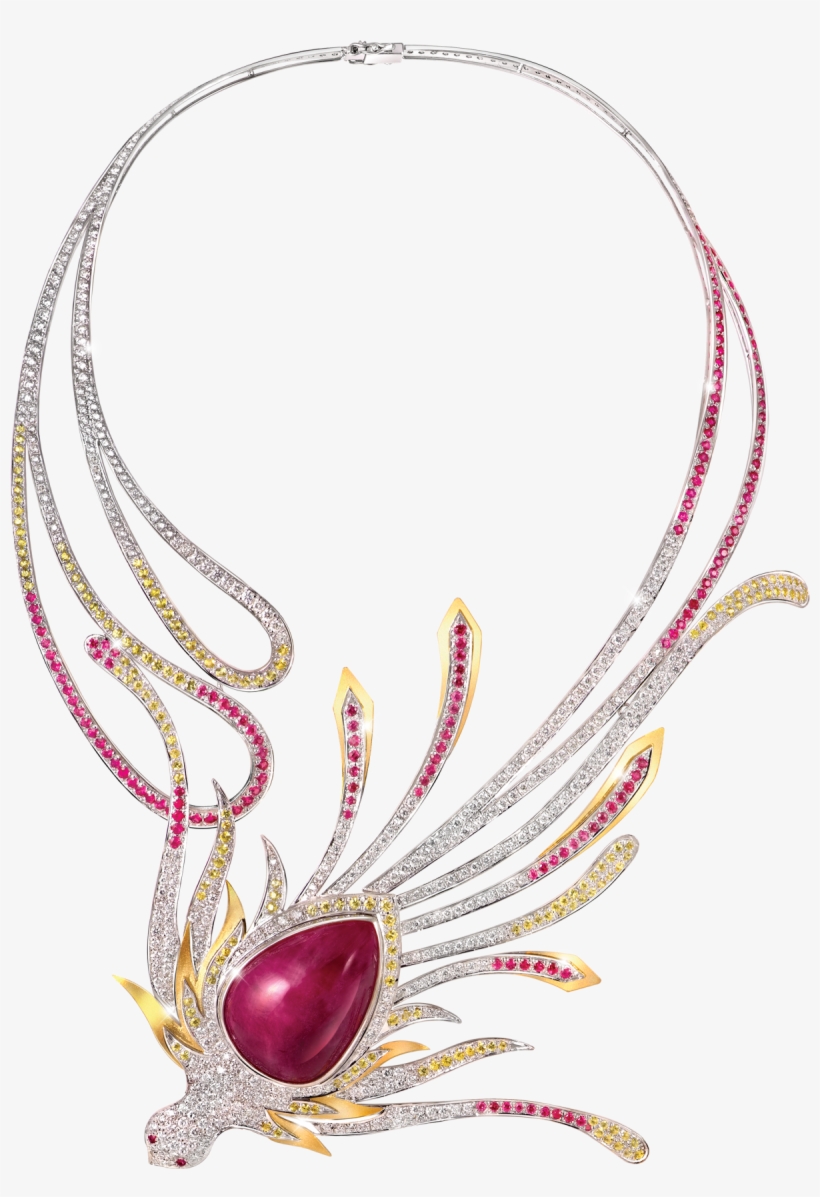 Soaring Phoenix Necklace - Necklace, transparent png download