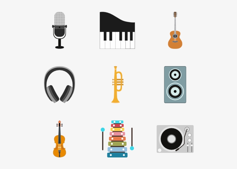 Musical Instrument Collection - Musical Instrument, transparent png download
