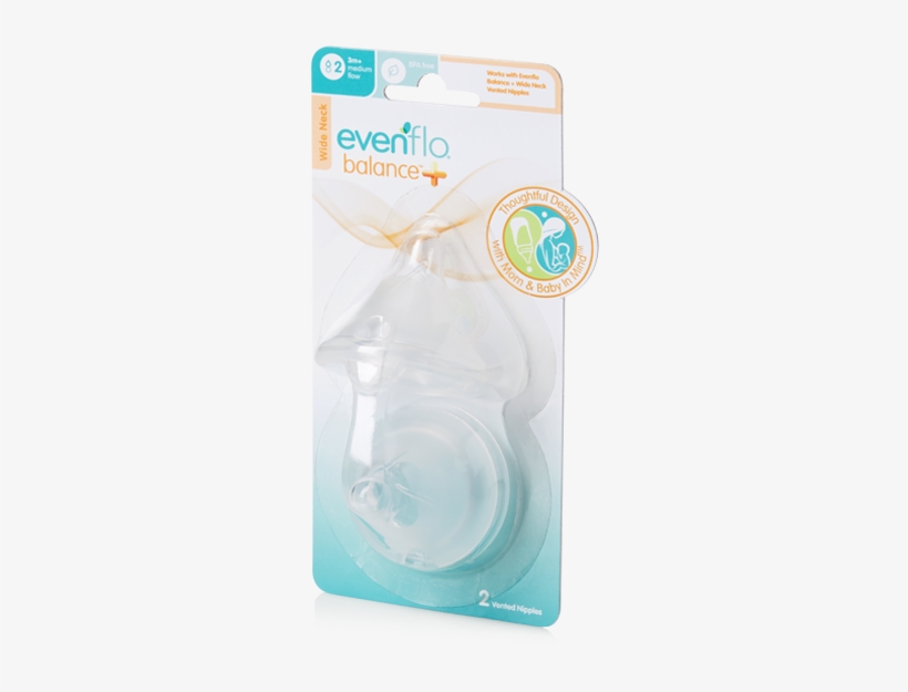 Balance Plus Medium Flow Nipples 01png - Plastic, transparent png download