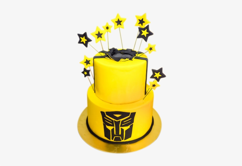 Bumblebee Transformers Cake, transparent png download