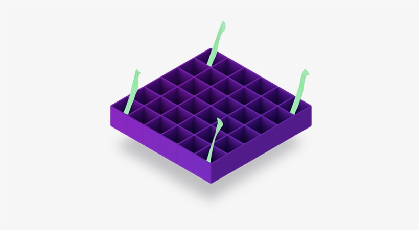 Sleeps Cool - Purple Mattress Topper, transparent png download