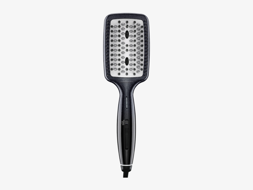 Diamond-infused Ceramic Smoothing Hot Brush - Conair Diamond-infused Ceramic Smoothing Hot Brush, transparent png download