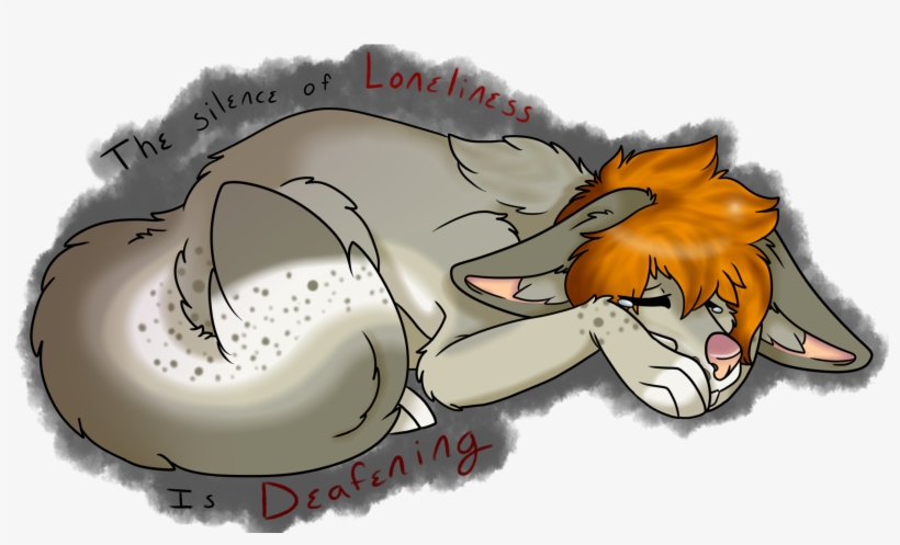 Loneliness - Cartoon, transparent png download