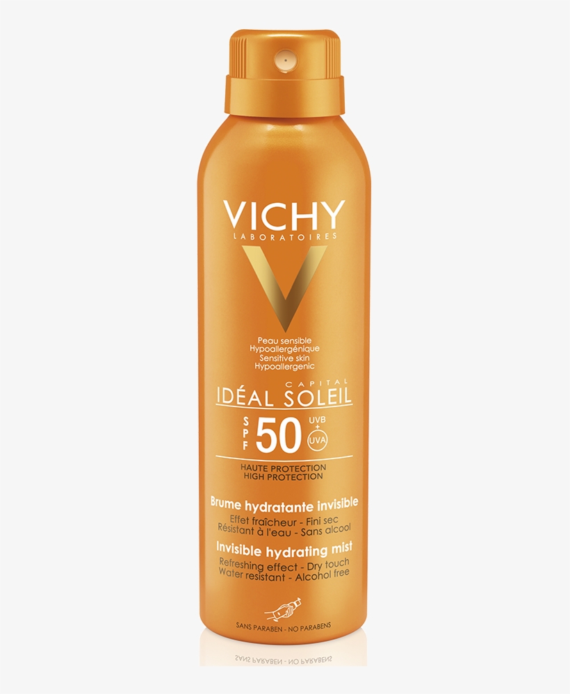 Hydrating Mist Spf - Vichy Sunscreen Spray, transparent png download