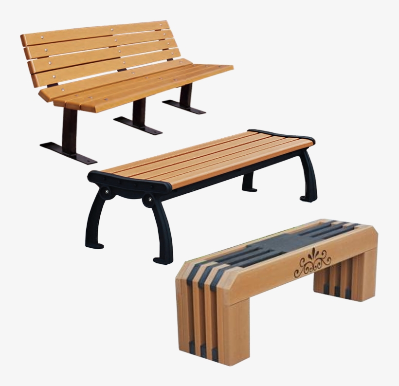 Outdoor Park Benches - Locker Room Bench, transparent png download