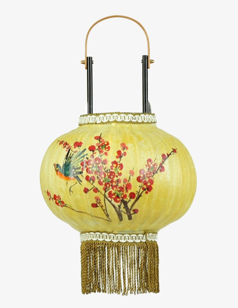 Brush Painting - Taiwan Lantern - Floral Design, transparent png download