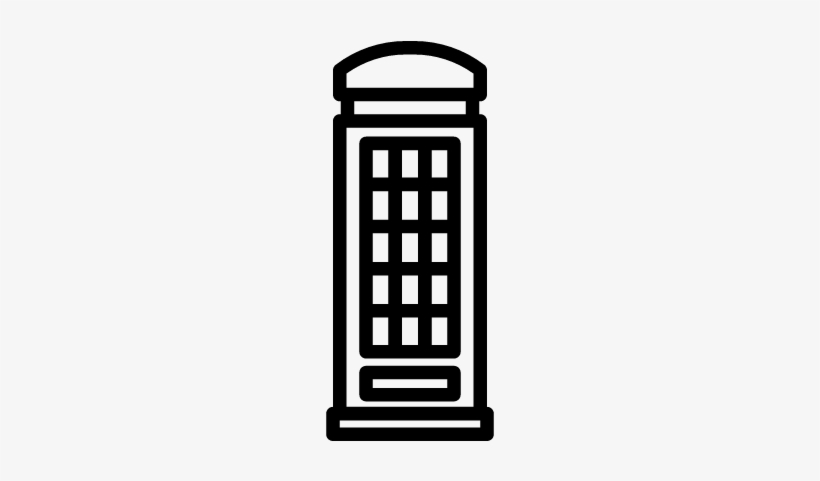 Phone Booth Vector - Telephone Booth, transparent png download
