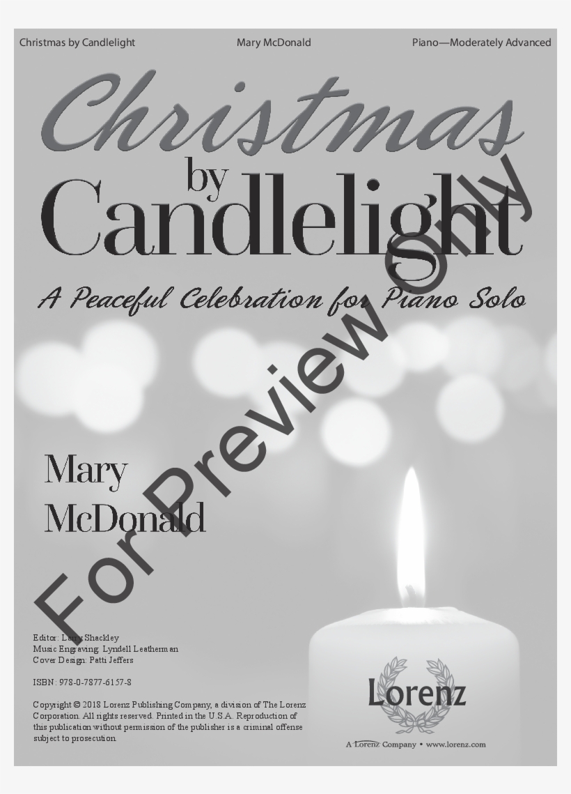 Christmas By Candlelight Thumbnail Christmas By Candlelight - Book, transparent png download