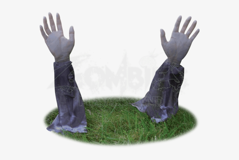Zombie Arm Lawn Stakes - Forum Novelties Zombie Arm Lawn Stakes, 2-pieces, transparent png download